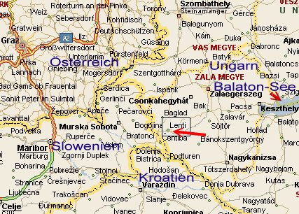City Map Lenti (Hungary)